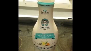 Califia Farms Almond Milk Review  Best Almond Milk ever [upl. by Blaze]