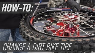 How To Change a Dirt Bike Tire [upl. by Dorn]