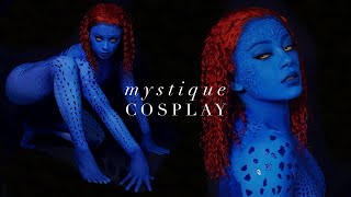 Mystique Xmen Makeup Transformation [upl. by Aker]