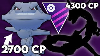 DAVID VS GOLIATH LEVEL 50 STEELIX WALLS RAYQUAZA IN THE MASTER LEAGUE  Pokémon GO PvP [upl. by Ennaeirrac]