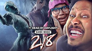 2 KILLERS 8 SURVIVORS NEW Dead By Daylight GAME MODE [upl. by Alyse]