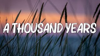 A Thousand Years  Christina Perri Lyrics  Adele Coldplay Mix Lyrics [upl. by Asseniv]