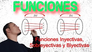 Clase II  Función Inyectiva Sobreyectiva y Biyectiva [upl. by Airekat700]