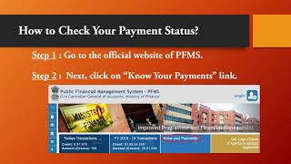 PFMS  Know Your Scholarship Payment Status [upl. by Eire]