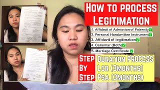 How to correct your PSA Birth Certificate  Joint Affidavit of Legitimation [upl. by Eemla]