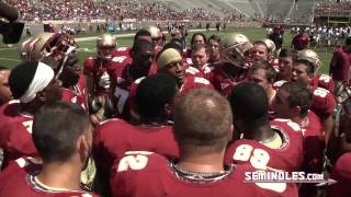 Jameis Winston Pre Game Huddle [upl. by Bevus]