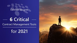 6 Critical Contract Management Tools for 2021  CobbleStone Software [upl. by Cyd]