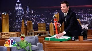 Kermit the Frog Has a Gift for Jimmy [upl. by Mona]