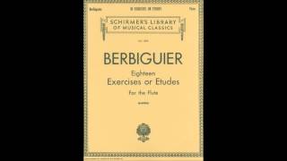 BERBIGUIER 18 Execises or Etudes No3 [upl. by Juliane]