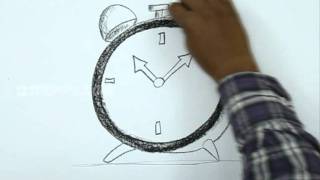 How to Draw a Alarm Clock [upl. by Ariahay]