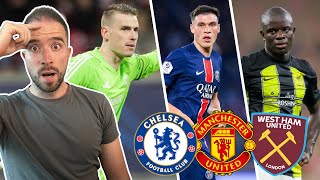 Lunin To Chelsea is HAPPENING  Ugarte To Man United  Kante To WEST HAM [upl. by Ognimod]