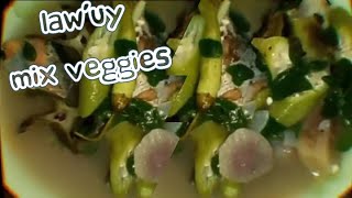 Lawuymix vegetable soupA Filipino dish easy to prepare yet healthy [upl. by Perle]