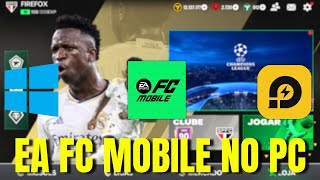 COMO JOGAR EA FC MOBILE NO PC  INSTALAÇÃO  CONFIGURAÇÃO [upl. by Otti]