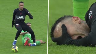 neymar jr horrible injury 2021 [upl. by Ahsyia]