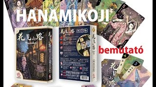 Hanamikoji  társasjáték bemutató [upl. by Alletnahs]