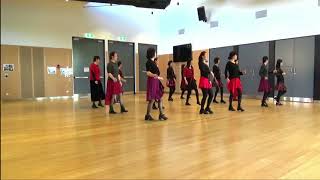 Without a view  Line Dance  Demo by NZ Monday Vivace [upl. by Sileray]