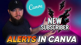 Free Custom Twitch Alerts in Canva [upl. by Airotnes665]