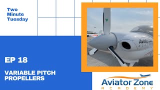 Variable Pitch Propellers  Airplane Props Explained  Two Minute Tuesday [upl. by Clementine]