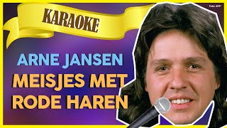 Arne Jansen  Meisjes met rode haren  Sterren NL Karaoke [upl. by Tager888]