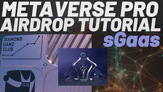 Metaverse PRO Airdrop Tutorial sGaas ETH [upl. by Ayocat]