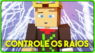 Minecraft COMO FAZER CAIR TROVÃO ONDE VOCÊ QUISER RAIOS [upl. by Carpio439]