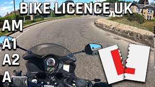 Bike Licence Categories In The UK [upl. by Euqinorev81]