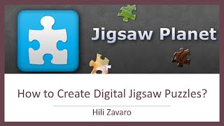 How to Create Digital Jigsaw Puzzles with JigsawPlanet [upl. by Nyleahs]