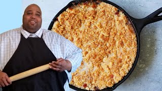 How to make Peach Cobbler  Moms Southern Crumble Peach Cobbler Recipe [upl. by Gerhan]