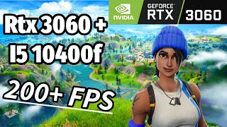 RTX 3060  i5 10400F  Fortnite 1080p Epic Settings [upl. by Onivla]