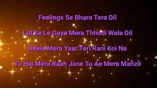 Feeling se bhara Mera dil lyrics full song  vatsala female cover  English subtitles Hindi song [upl. by Anirec]