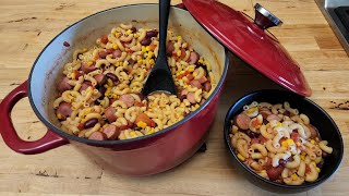 Hoover Stew – Hotdog Stew – Cheap Meal for Hard Times – Depression Recipe – The Hillbilly Kitchen [upl. by Secunda626]