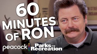 60 Minutes Of Iconic Ron Swanson Moments  Parks and Recreation [upl. by Maggs]