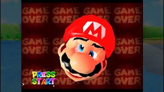 Super Mario 64  Game Over N64 [upl. by Delinda]