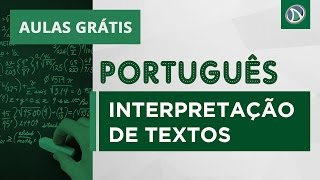 AULA GRÁTIS  INTERPRETAÇÃO DE TEXTO  Dicas [upl. by Elrahc]