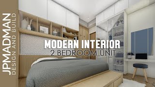 2BR Condo Tour  Modern Style  DMCI 48 SQM Condo Renovation  Lumiere Residences [upl. by Ellemac]