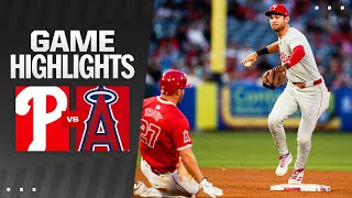 Phillies vs Angels Game Highlights 42924  MLB Highlights [upl. by Cockburn]