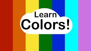 Learn Colors for Toddlers and Preschoolers  Names of Colors  Colours in English [upl. by Assir]