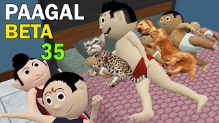 PAAGAL BETA 35  Jokes  CS Bisht Vines  Desi Comedy Video  School Classroom Jokes [upl. by Ecylla]