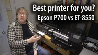 Best printer Epson ET 8550 or SC P700  which A3 printer is best for you [upl. by Adaline]