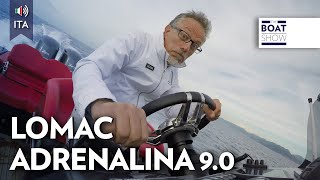 ITA LOMAC Adrenalina 90  Prova Gommone  The Boat Show [upl. by Aimil305]