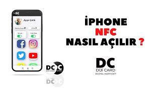 iphoneda NFC ayarı nasıl açılır  Dijital Kartvizit 😎 [upl. by Ydurt]