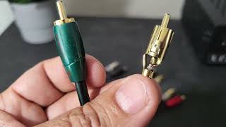 4 Audioquest RCA cables Compared and reviewed [upl. by Leahcimdivad]