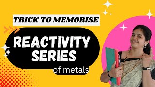 Reactivity Series of Metals  Memory Tip  Easily Memorize Reactivity Series [upl. by Web]