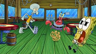 SPONGEBOB GETS CHARGED FOR MURDER AT THE KRUSTY KRAB [upl. by Aitercal]