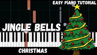 Christmas  Jingle Bells Easy Piano Tutorial [upl. by Fafa]