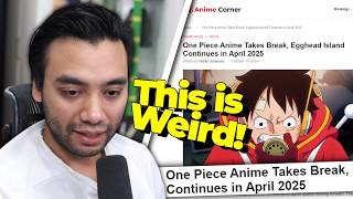 Gigguks Reaction to One Piece Anime Taking a Break [upl. by Taite8]