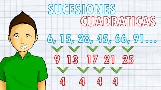 SUCESIONES CUADRATICAS Super facil [upl. by Gnoud]