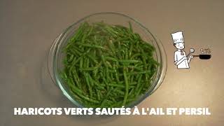 Haricots verts sautés à lail et persil  La Cuisine de Fou Fou [upl. by Onailerua899]