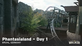 FLY FullLayout OffRide Phantasialand  Worlds longest and first launched flying coaster [upl. by Brooks]