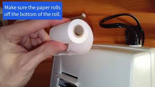 Paper Roll Replacement for a Desktop Calculator and unboxing [upl. by Namya640]